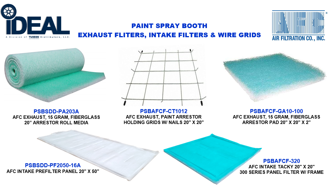 Paint Booth Filters Tuxedo Automotive Equipment