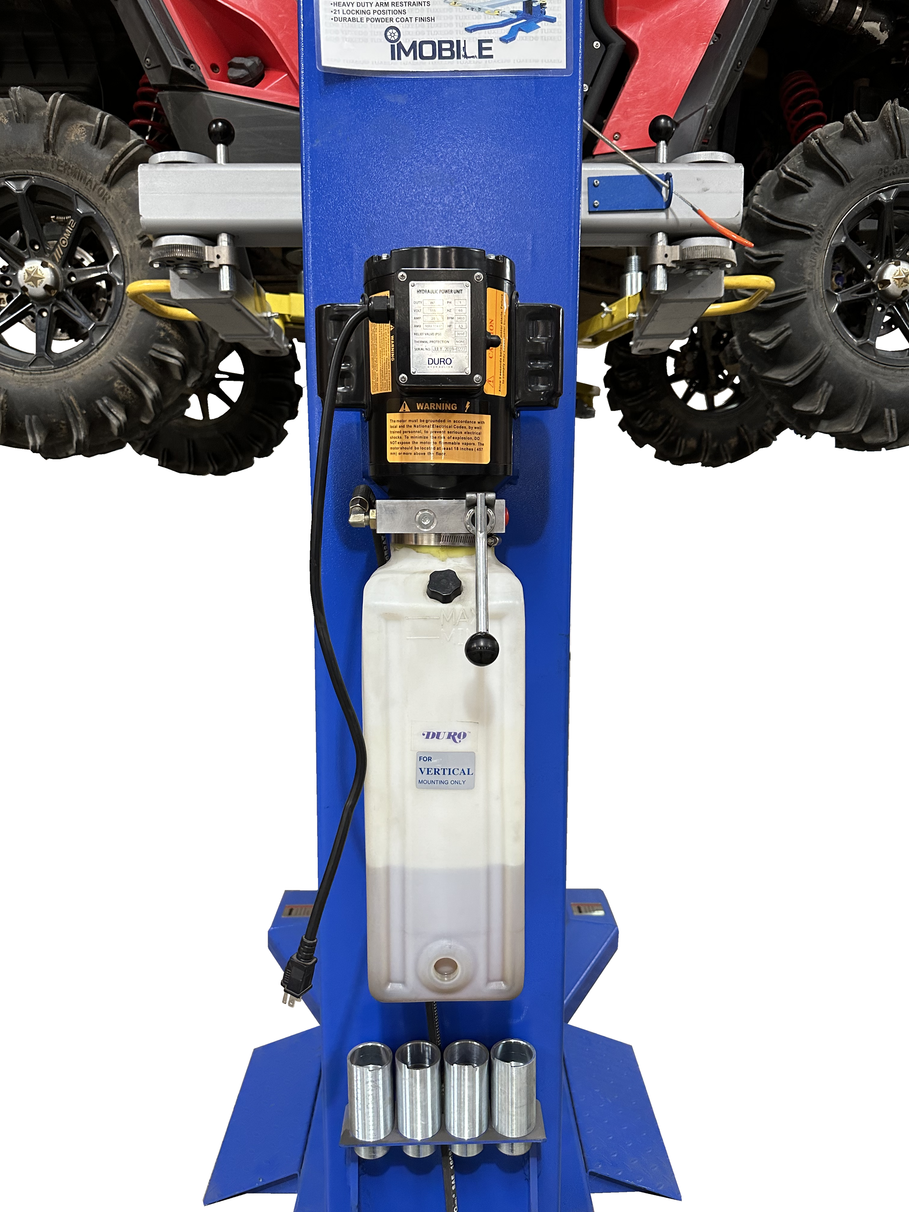 MOBILE SINGLE COLUMN LIFT – Tuxedo Automotive Equipment