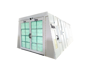 CROSS FLOW DRAFT PAINT SPRAY BOOTH